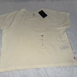 Levi's Men's Off-White Short Sleeve Tee